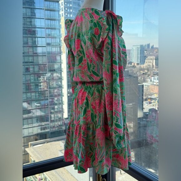 🆕 LILLY PULITZER 🧿 NWT Taviana Stretch Dress, Coming in Hot Blue Horizon, Sz 2 - Picture 7 of 16
